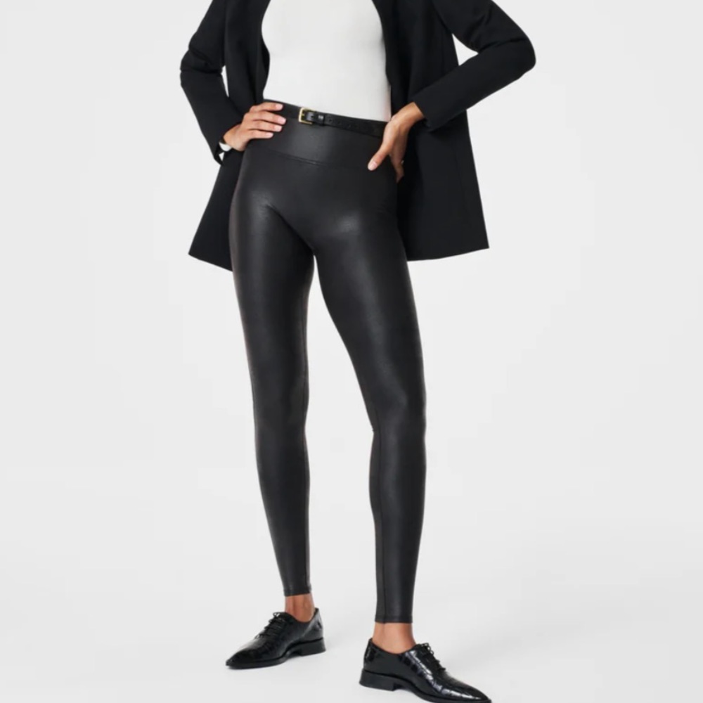 * | SPANX | Faux Leather Leggings. Size S.